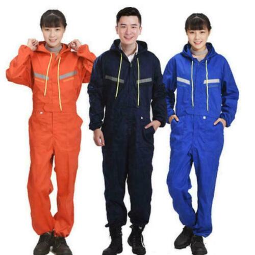 Women Coveralls Men Workwear Mechanic Jumpsuit Protective Reflective Overalls - Picture 10 of 30