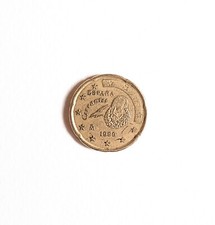 Sammelmünze. 20 Euro Cent, España 1999