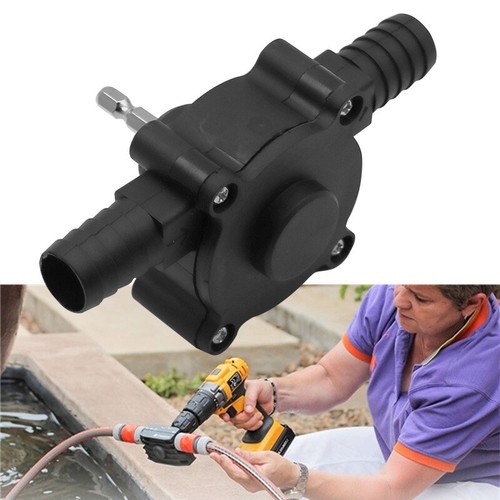 Portable Hand Electric Drill Drive Self-Priming Pump Water Oil Fluid Transfer - Picture 4 of 9