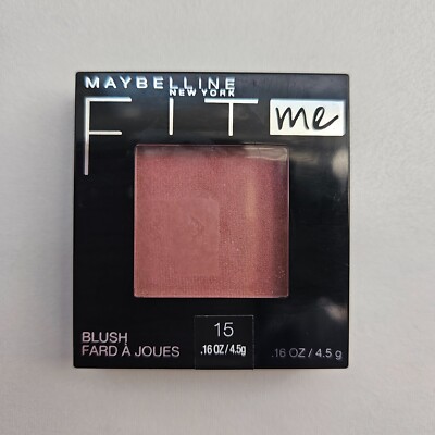 Maybelline Fit Me Blush, Skin Tone-Enhancing Color, 15 Nude