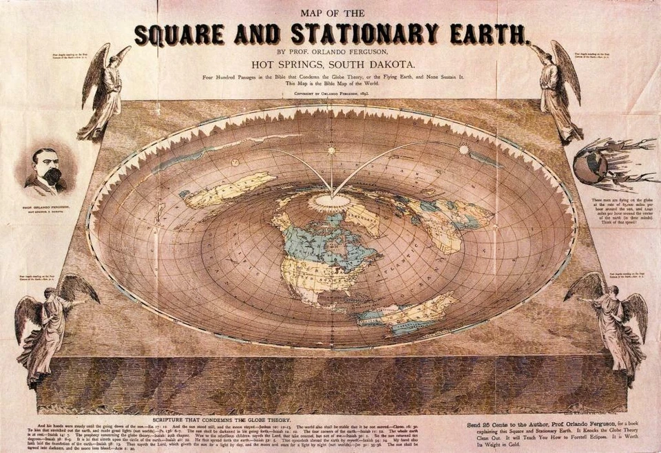 Colección de mapas FLAT EARTH: Juego de 6 mapas planos de la Tierra: calidad de archivo   Foto 3 de 4