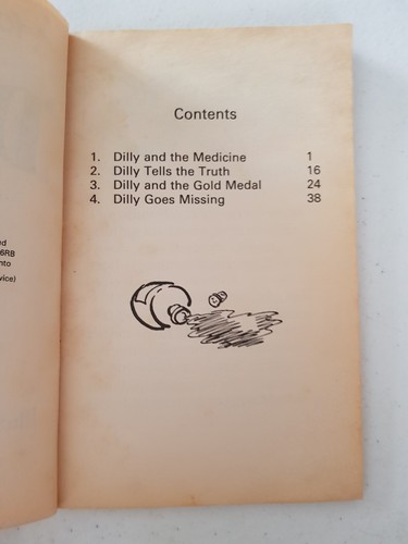 Dilly Book - Dilly Tells The Truth 1996 PB Tony Bradman Dinosaur - Imagen 7 de 9