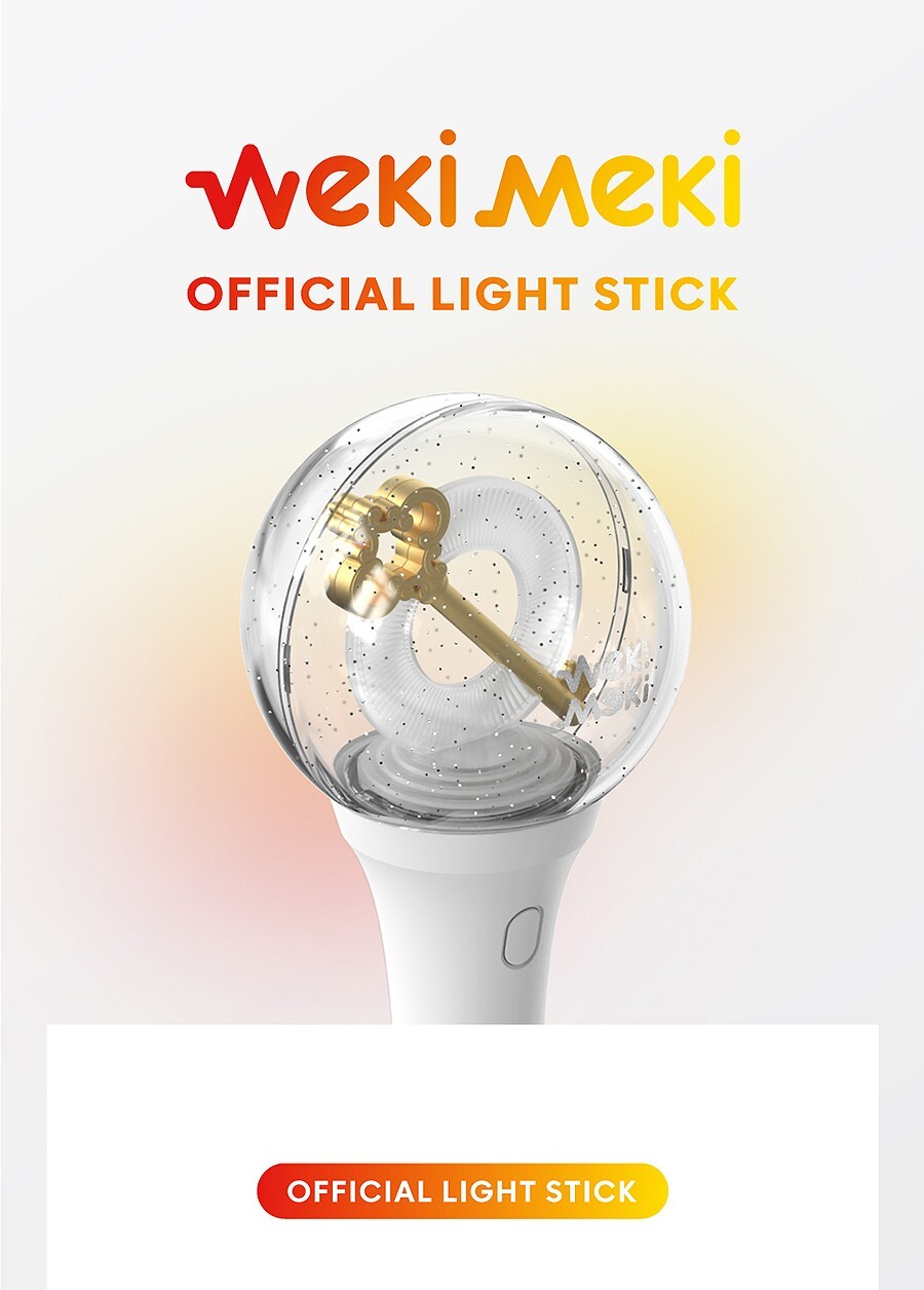 WEKI MEKI OFFICIAL LIGHT STICK with Strap Tracking FANLIGHT MD