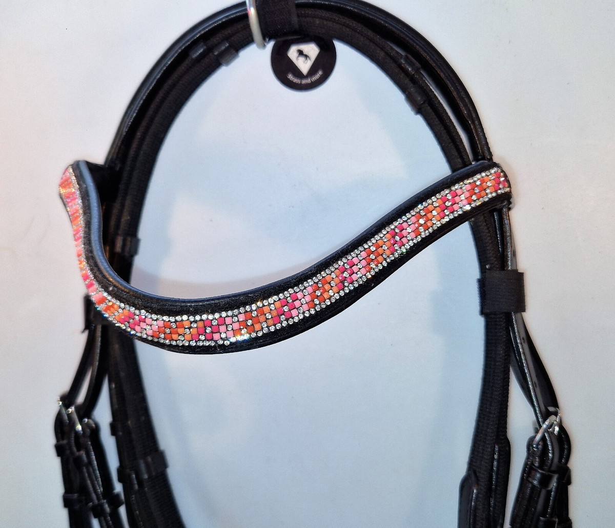 Mors Mexicain En Cuir Noir – Taille Warmblood – Avec Rênes – Wende Pferdestyle