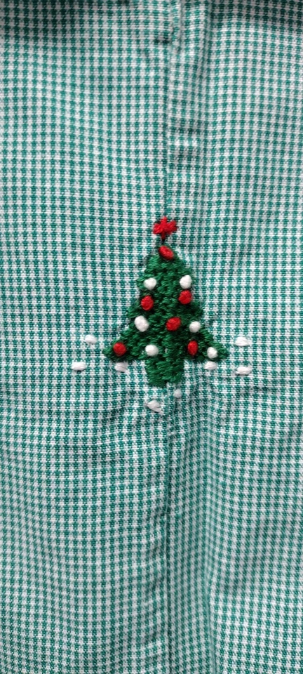 Árbol de Navidad verde pata de gallo 12 meses vacaciones niños pequeños vintage años 90 Estrasburgo Foto 3 de 4