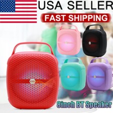 Portable Bluetooth Speakers w/ LED Lights Teenager Gifts Speaker with Bass 20W