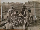 WW2, Original Press Photo, American  105mm Howitzer In Italy 1943, 6.25x8.25