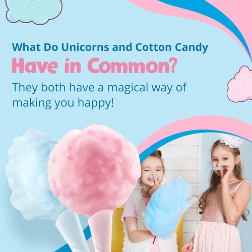 Delightful Red & Blue Cotton Candy Favors - Kids' Party Treats 48-Pack - Picture 7 of 8