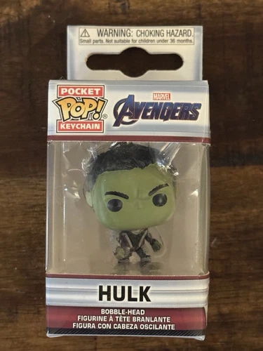 Funko Pop Bobble-head Hulk Pocket Keychain Avengers Endgame