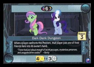My Little Pony Canterlot Nights Dark Dank Dungeon - 175 - U - x3 MLP CCG