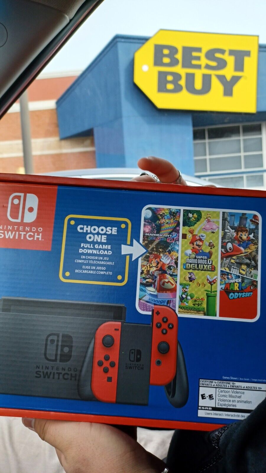 Best Buy: Switch 32GB with Nintendo eShop Credit Download Code