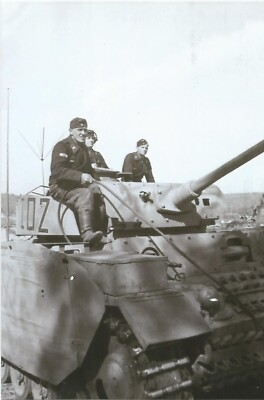 #ad #ad WW II Photo German Panzer Tank And Crew $3.99