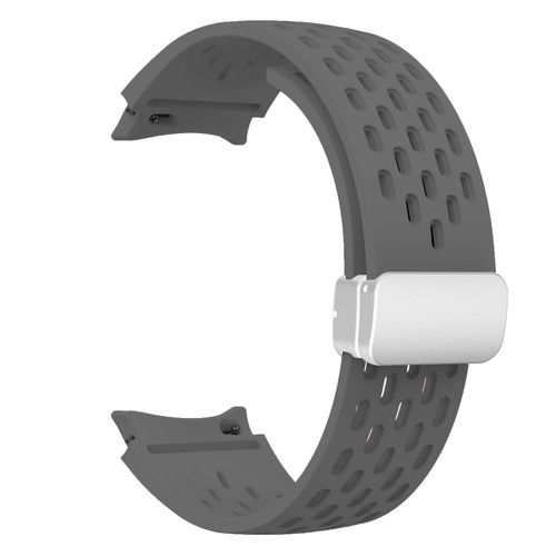 For Samsung Galaxy Watch7 6 5 4 40/44mm 6 Classic 43/47mm Magnetic Silicone Band - 第 39/47 張圖片