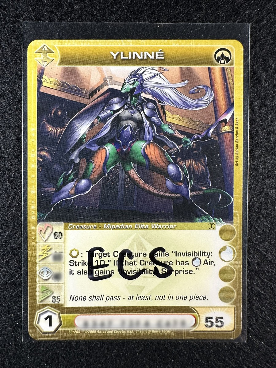 Chaotic TCG 3 Max ECS Ylinne 63/200 AU 1st Ed Common NM/LP