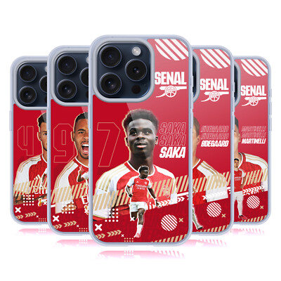 ARSENAL FC 2023/24 ERSTES TEAM SOFT GEL HANDYHÃLLE FÃR APPLE iPHONE HANDYS