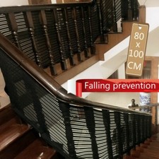Child Stairway Safety Net Banister Mesh Guards for Baby Pet Indoor SAFETY