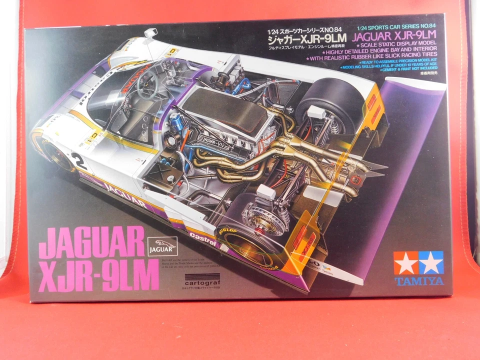 Jaguar XJR9LM + ADDITIFS - Maquette plastique Tamiya 1-24ème ( 24084 ) - Photo 1/4
