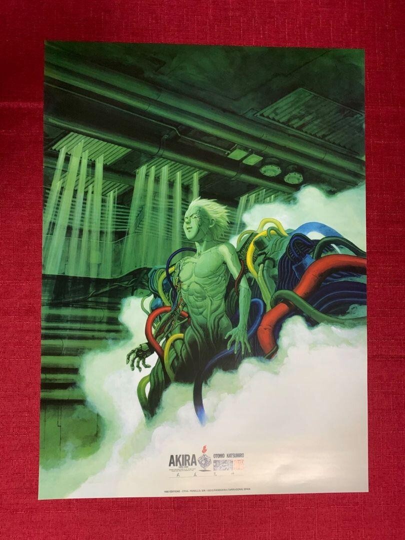 Japanese Anime AKIRA Original Poster B2 Tetsuo Supreme From Japan