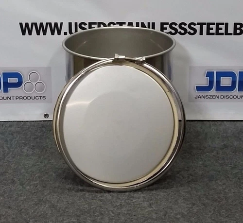 10 Gallon Stainless Steel Open Top Drum