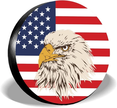 14" Silver Spare Tire Cover Heavy Duty Vinyl for Trailer RV Popup Camper SUV - Bild 23 von 24