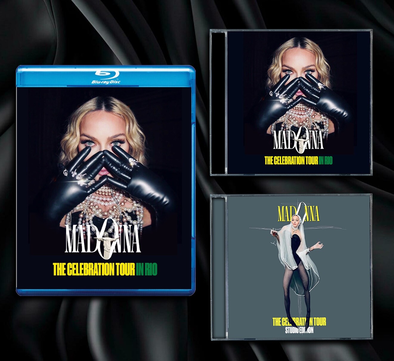 Madonna The Celebration Tour In Rio Blu-ray + CD & Studio Ed. CD (1 BD 2 CDs)