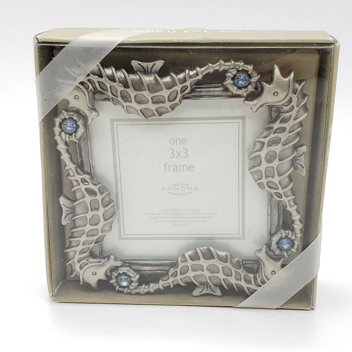 Metal Seahorse Photo Frame Sonoma Home Goods Kohl s 3