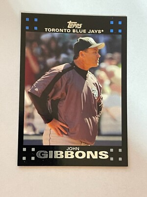 2007 TOPPS JOHN GIBBONS #252 TORONTO BLUE JAYS BASEBALL CARD