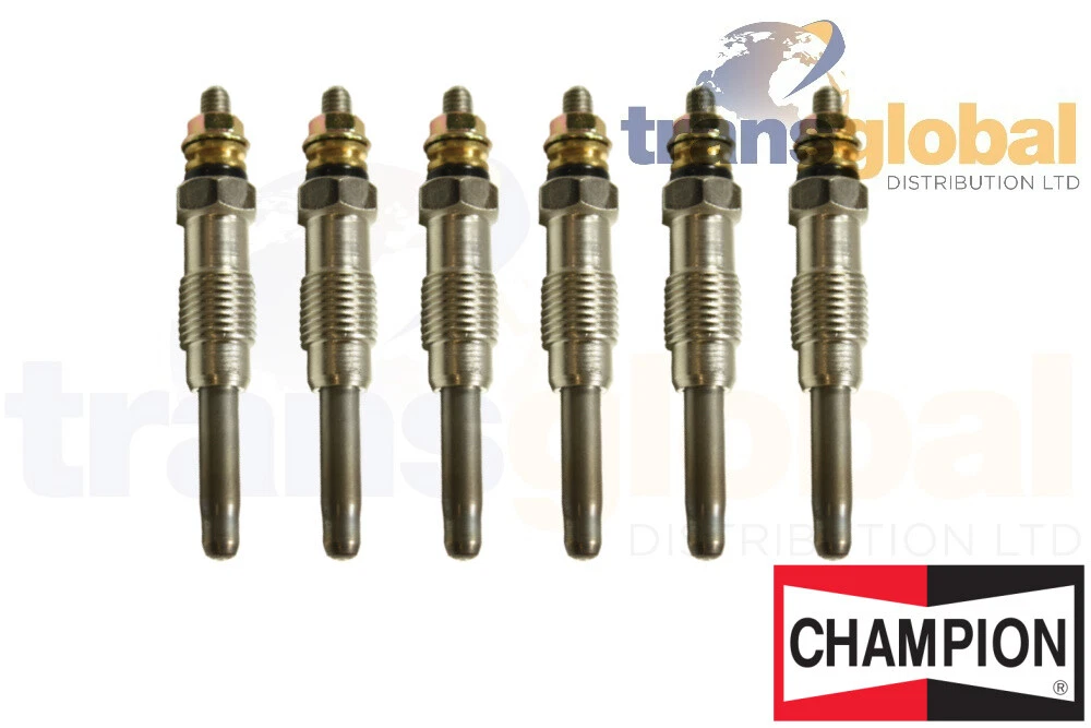 Turbo Diesel Heater Glow Plugs x6 Range Rover P38 94-02 2.5 OEM Champion  STC3103 | eBay
