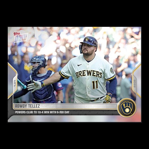 2022 Topps Now 604 Rowdy Tellez