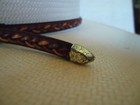 Vtg 6 7/8 Cross Western Store - San Antonio Milano Handwoven Shantung Cowboy Hat — photo 8