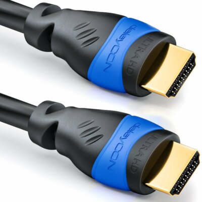 deleyCON 10m HDMI Kabel 2.0/1.4 Ethernet 4K UHD FULL HD 3D LED TV Beamer