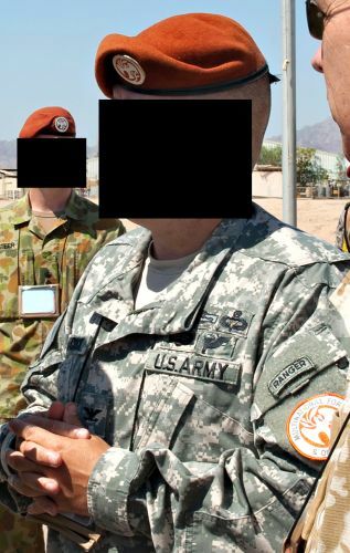BERET MULTINACIONAL FUERZA OBSERVADORES M.F.O. SINAÍ - HECHO EN EE. UU. - CONSULTAR TALLAS POR FAVOR - Imagen 3 de 3