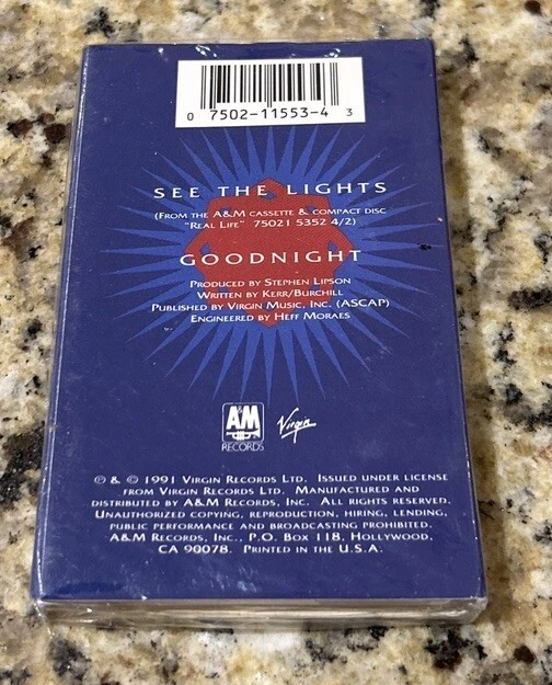 SIMPLE MINDS- SEE THE LIGHTS CASSETTE SINGLE NEW SEALED - Image 2 of 2