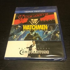 NEW "V for Vendetta / Watchmen / Constantine" Blu-ray  with slipcover