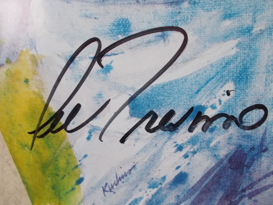 LEE TREVINO Signed 1994 TEAM CADILLAC MEMBER SENIOR PGA TOUR CUT POSTER