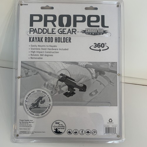 Propel Paddle Gear Kayak Rod Holder with Mount Base Boating Accessory Black NEW - Picture 5 of 5