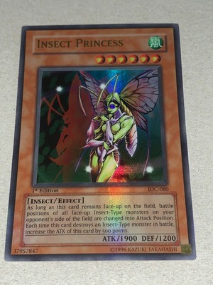 Yugioh IOC-080 Insect Princess ULTRA RARE 1st Edition (see pictures) | eBay