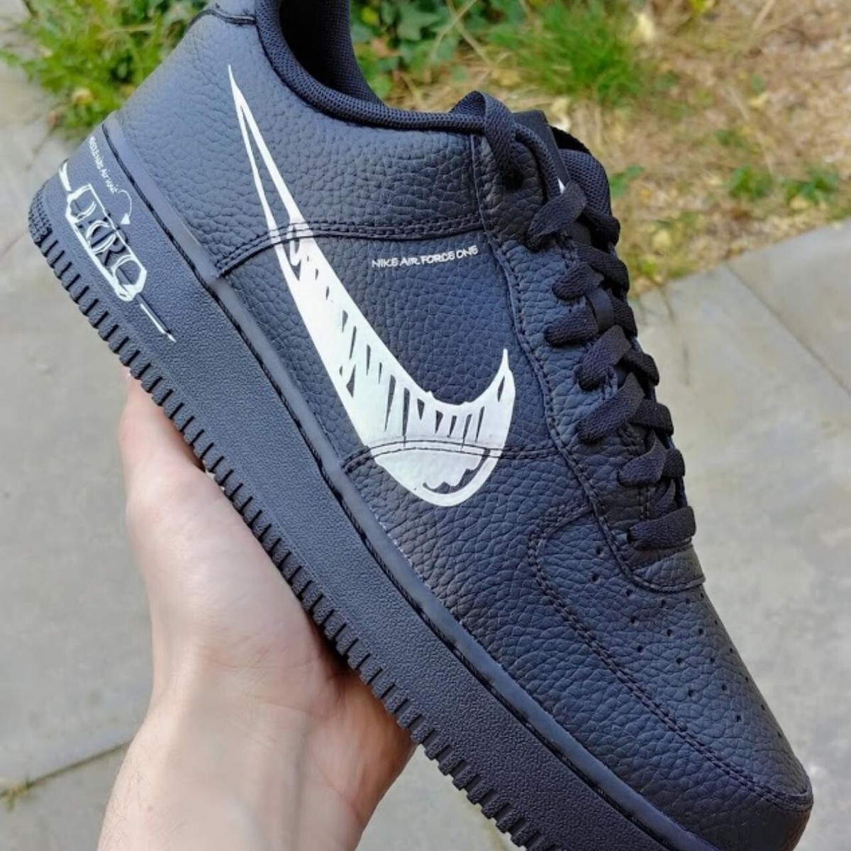 nike af1 sketch black