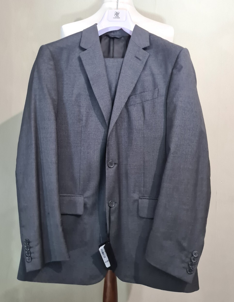 Calvin Klein Collection Single Breasted Suit Grey Size uk 40 eu 50