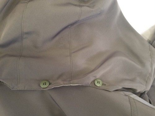 GALLERY trench donna primaverile taglia 6 verde con cappuccio pioggia tutte le stagioni morbidissimo - Foto 10 di 13