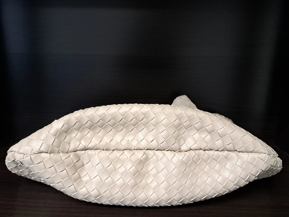 Melie Bianco Brigitte Recycled Vegan Leather Top Handle Large Satchel, Hobo Bag - Image 4 of 4