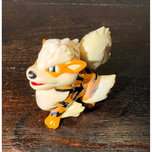 Vintage Tomy Pokemon Monster Arcanine Mini Figure Nintendo Kanto Toy Japan