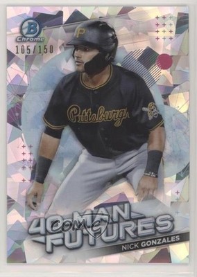 2021 Bowman Chrome 40-Man Futures Atomic Refractor /150 Nick Gonzales #FMF-6 fm0