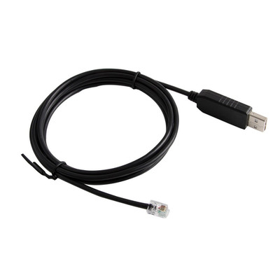 EXOS2-GT USB RJ9 PC Interface Cable for BRESSER EXOS 2 GOTO EQ Mount (Length:3.0