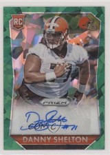 2015 Panini Prizm Rookie Signatures Green Crystal 38/75 Danny Shelton Auto 0c6
