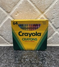 Vintage 1988 Crayola Crayons 64 Built In Sharpener Binney Smith Rare Colors