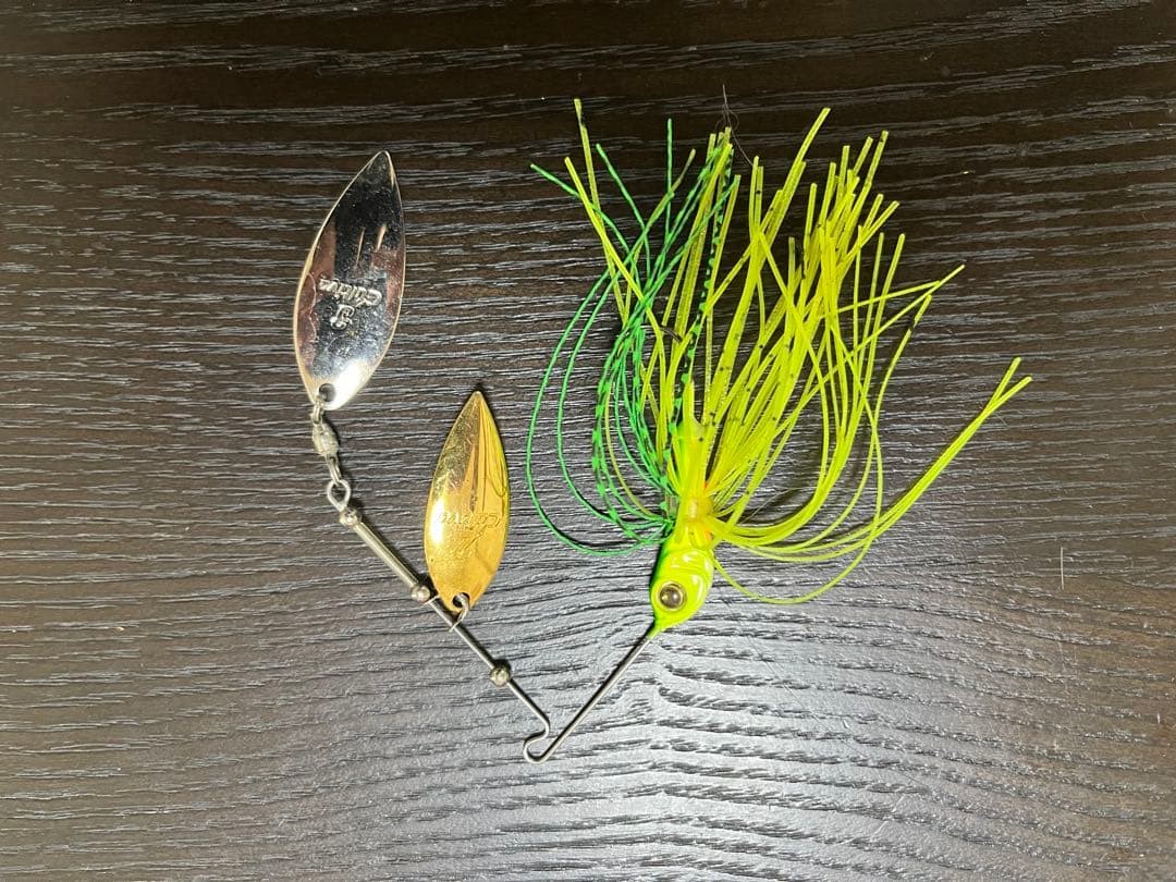 Spinnerbait set (white, green, gold) - Image 5