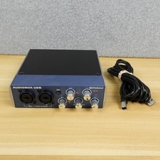 PreSonus AudioBox USB Audio Interface 2x2 MIDI Blue Tested For Power