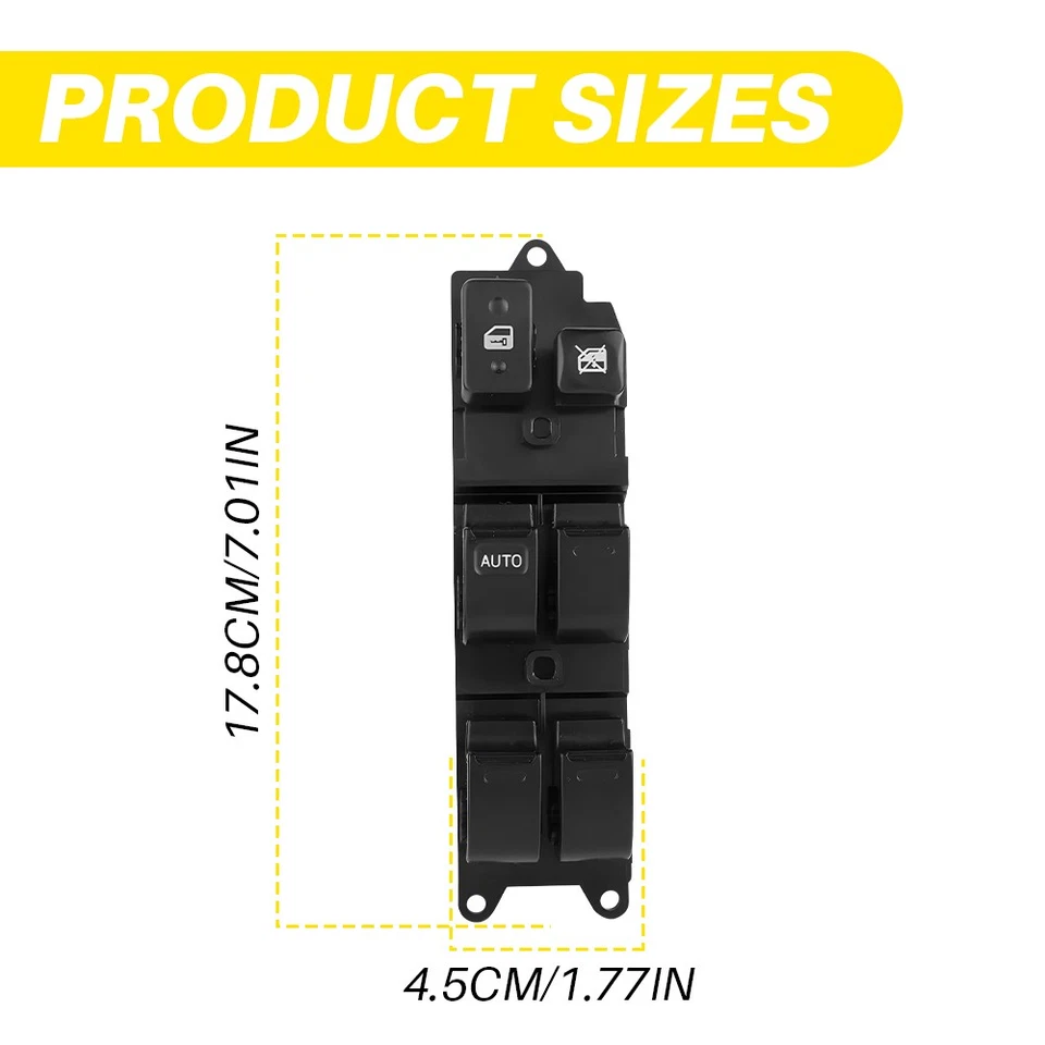 Interruptor maestro ventana eléctrica puerta coche para Toyota Corolla 4Runner Rav4 M 1996-1997 Foto 4 de 4
