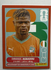 2026 Panini FIFA World Cup Sticker Emmanuel Agbadou Red Parallel - CIV 8